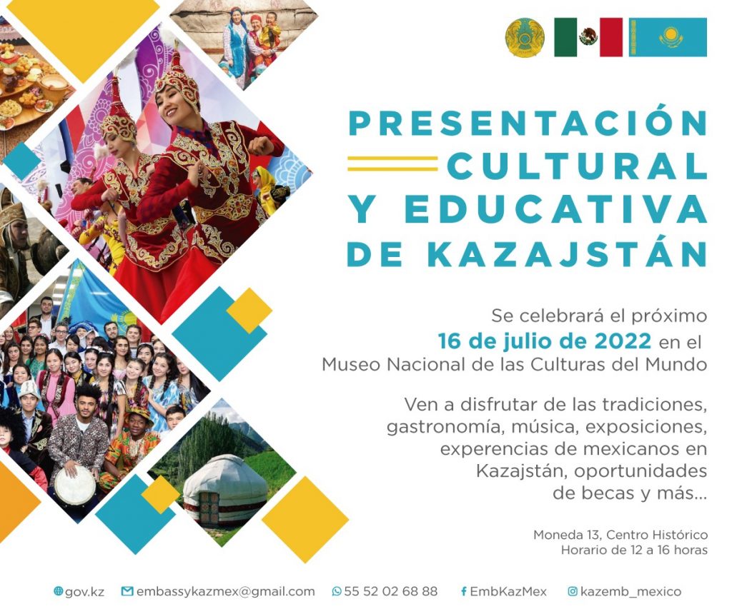 En la “#Feria Cultural y Educativa de Kazajstán”